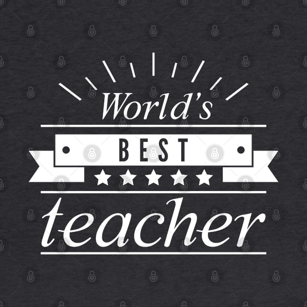 World's Best Teacher by VectorPlanet